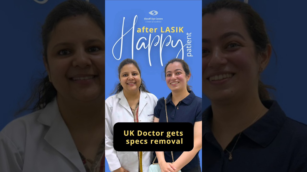 Dr Riya Kataria after LASIK