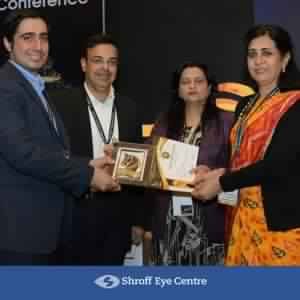 Dr. Rushad Shroff received 2nd prize in the cornea videos category at the IIRSI conference 2019, Amritsar