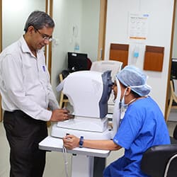 Eye Patients Checkup at Shroff Eye Centre Hospital Delhi NCR 