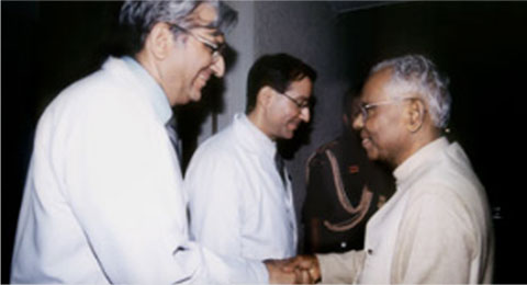 Former President of India KR Narayanan meet Dr Naushid shroff