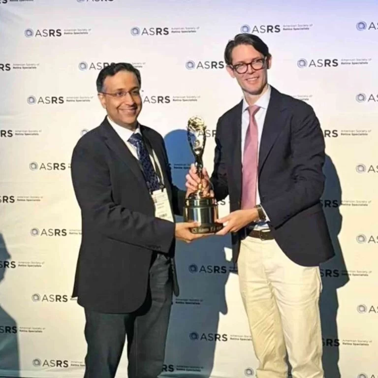 Big congratulations to Dr Daraius Shroff and our retina team!