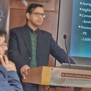 Our Head of Optometry, Mr Kaushal Kumar, delivered a talk on “Basics of biometry” at Dr. Shroff’s Charity Eye Hospital.