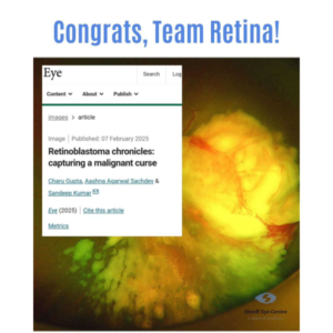 Another publication from Team Retina at Shroff Eye Centre!