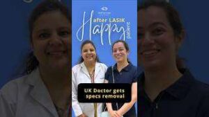 UK Doc is Specs-free after LASIK #lasik #patientcare #eyedoctor