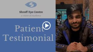 Happy LASIK patient | Shroff Eye Centre